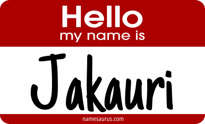 Hello my name is Jakauri png download