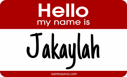 Hello my name is Jakaylah png download
