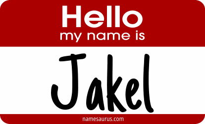 Hello my name is Jakel png download