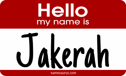 Hello my name is Jakerah png download