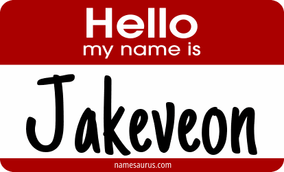 Hello my name is Jakeveon png download