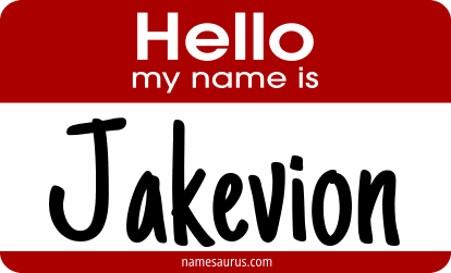 Hello my name is Jakevion png download