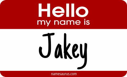 Hello my name is Jakey png download