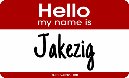 Hello my name is Jakezig png download