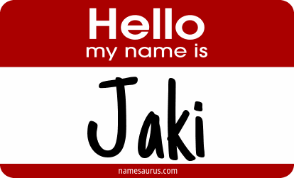 Hello my name is Jaki png download