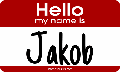 Hello my name is Jakob png download