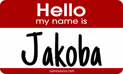 Hello my name is Jakoba png download
