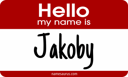 Hello my name is Jakoby png download
