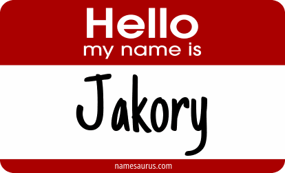 Hello my name is Jakory png download