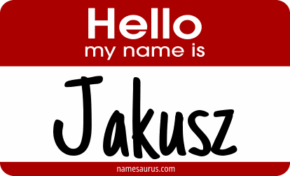 Hello my name is Jakusz png download