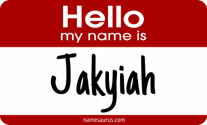 Hello my name is Jakyiah png download