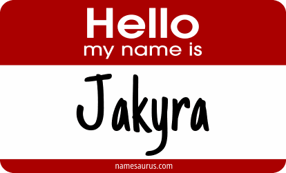 Hello my name is Jakyra png download