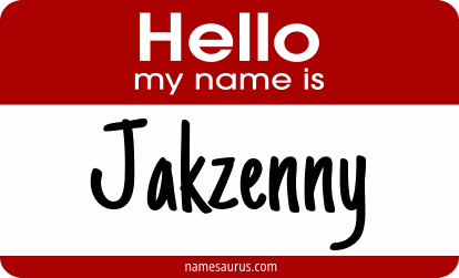 Hello my name is Jakzenny png download