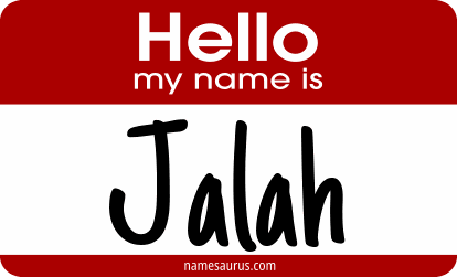 Hello my name is Jalah png download