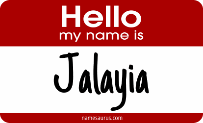 Hello my name is Jalayia png download