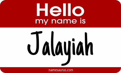 Hello my name is Jalayiah png download