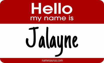 Hello my name is Jalayne png download