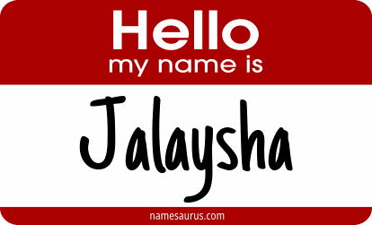Hello my name is Jalaysha png download