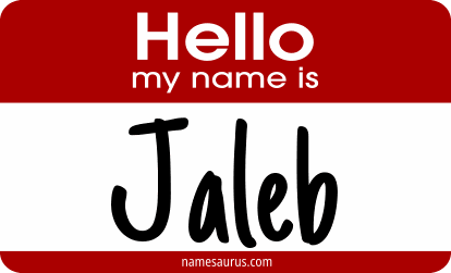 Hello my name is Jaleb png download
