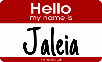 Hello my name is Jaleia png download