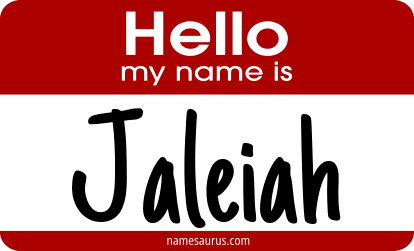 Hello my name is Jaleiah png download