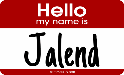 Hello my name is Jalend png download