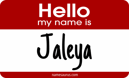 Hello my name is Jaleya png download