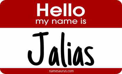 Hello my name is Jalias png download