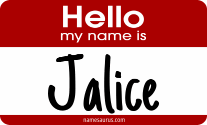 Hello my name is Jalice png download