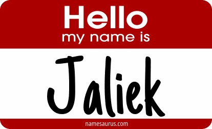 Hello my name is Jaliek png download