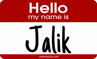 Hello my name is Jalik png download