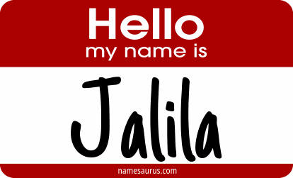 Hello my name is Jalila png download