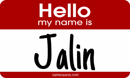Hello my name is Jalin png download