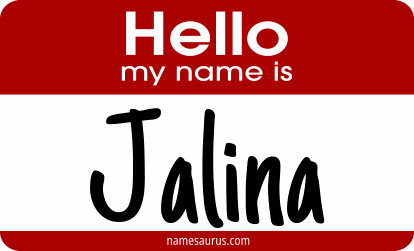Hello my name is Jalina png download