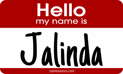 Hello my name is Jalinda png download