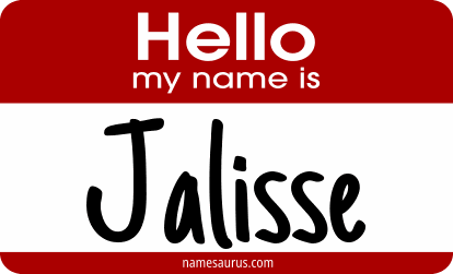 Hello my name is Jalisse png download