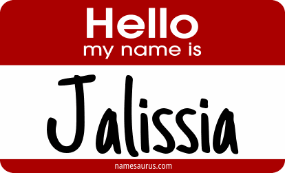Hello my name is Jalissia png download