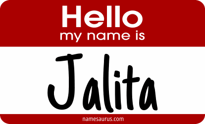 Hello my name is Jalita png download