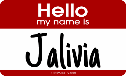 Hello my name is Jalivia png download