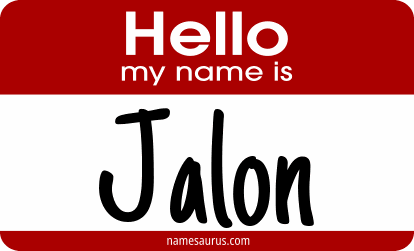Hello my name is Jalon png download