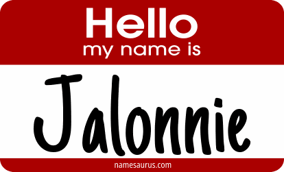 Hello my name is Jalonnie png download