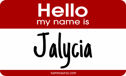 Hello my name is Jalycia png download