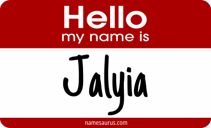 Hello my name is Jalyia png download
