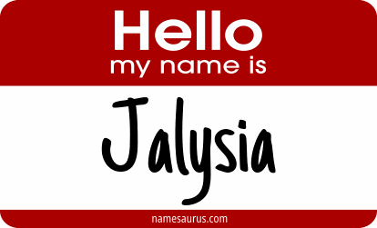 Hello my name is Jalysia png download