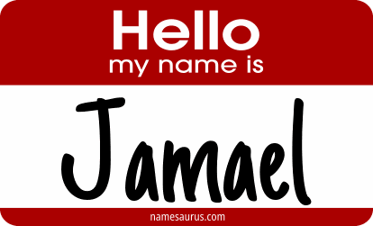Hello my name is Jamael png download