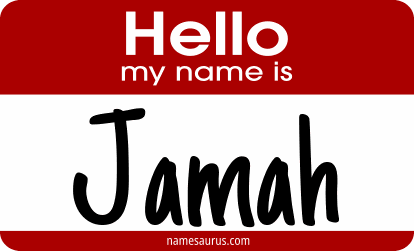 Hello my name is Jamah png download