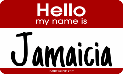 Hello my name is Jamaicia png download