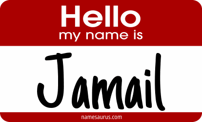 Hello my name is Jamail png download