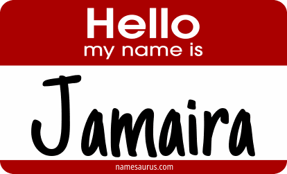 Hello my name is Jamaira png download