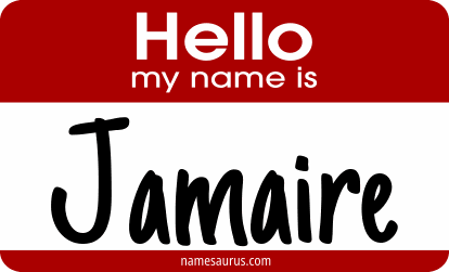 Hello my name is Jamaire png download
